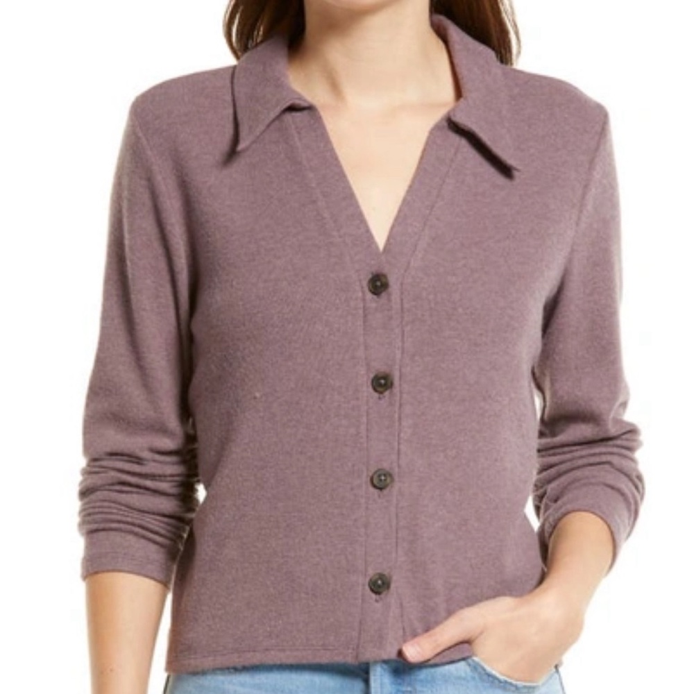 Madewell polo cardigan